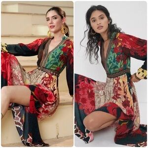 RARE! 🤩 Bhanuni by Jyoti Silk Maxi Dress [Size 10]